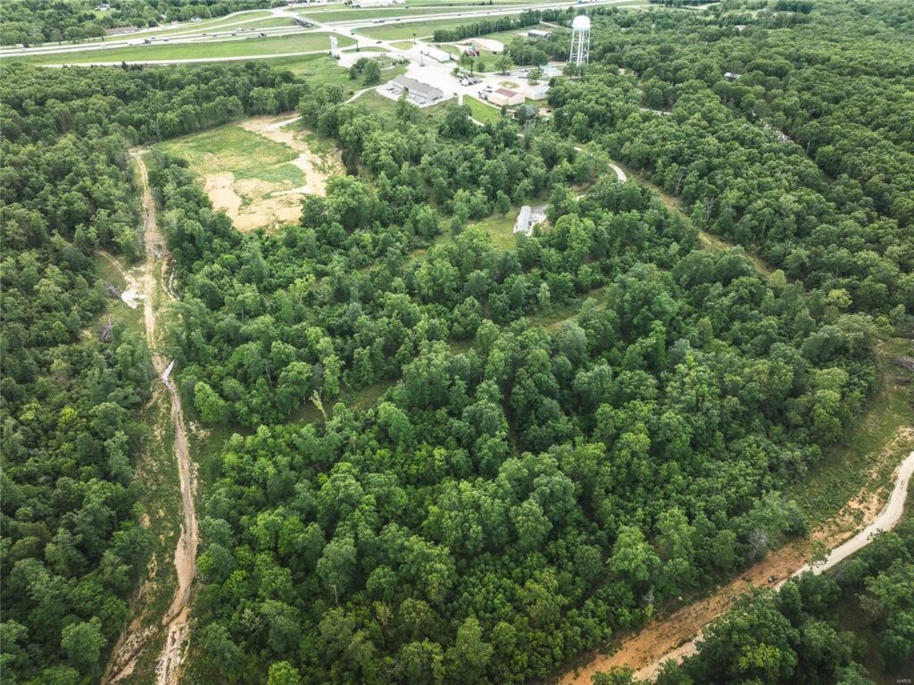 drone view north to south view